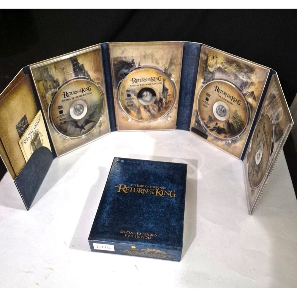The Lord of the Rings: The Return of the King (DVD, 2004, 4-Disc Set)